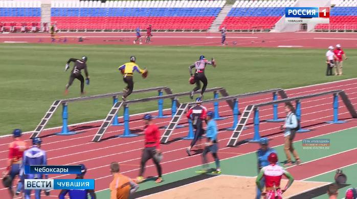 В Чебоксарах проходят межрегиональные соревнования по пожарно-спасательному спорту