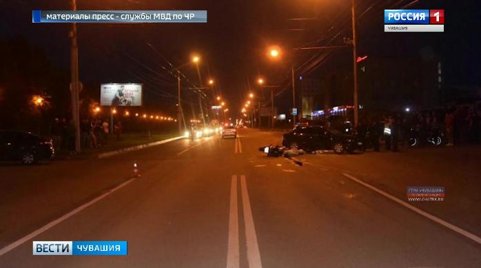 В Чебоксарах в автокатастрофе погиб мотоциклист