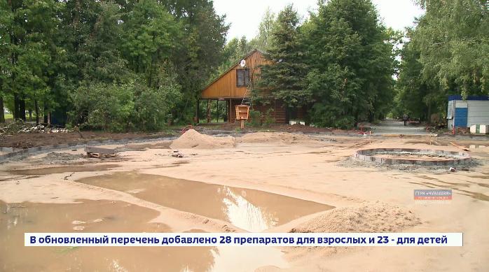 В Чебоксарах идет реконструкция «Дорисс-парка»