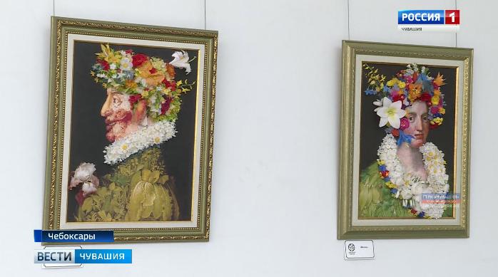 Художница из Тулы привезла в Чебоксары необычные цветы из холодного фарфора