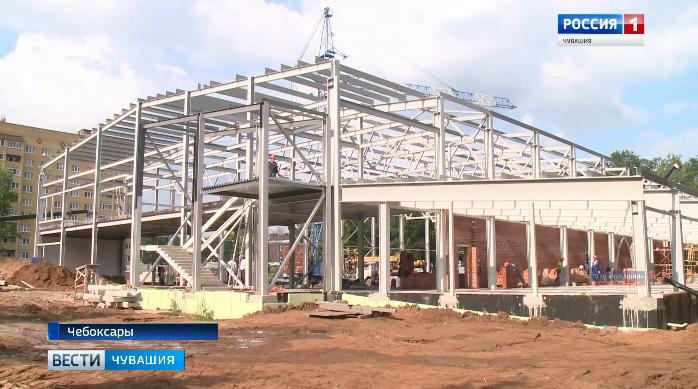  При  кадетском корпусе в Чебоксарах возводится  центр  по хоккею