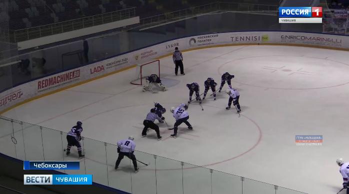 ХК «Чебоксары» сыграли с дружиной «Чайка» из Нижнего Новгорода
