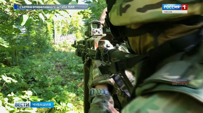 В лесах Чувашии прошли учения ФСБ