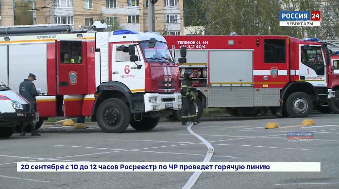 В одном из чебоксарских торговых центров прошли масштабные учения МЧС