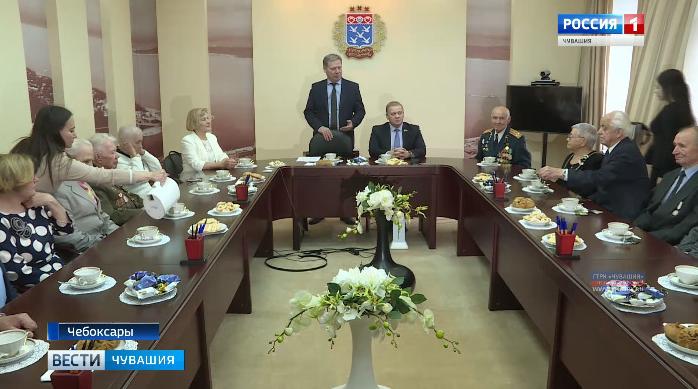 Глава города Евгений Кадышев встретился с активистами чебоксарского совета ветеранов
