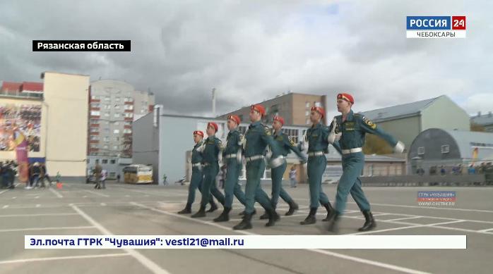 Чувашские студенты приняли участие в «Зарнице» в Рязанской области