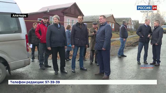 Глава Чувашии проверил качество ремонта дорог в Алатыре