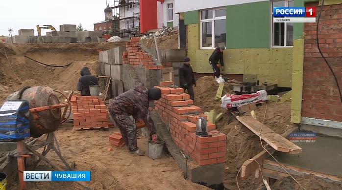 В Заволжье продолжается строительство нового детского сада