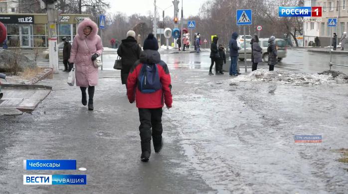 До конца недели дороги Чебоксар будут во власти гололедицы