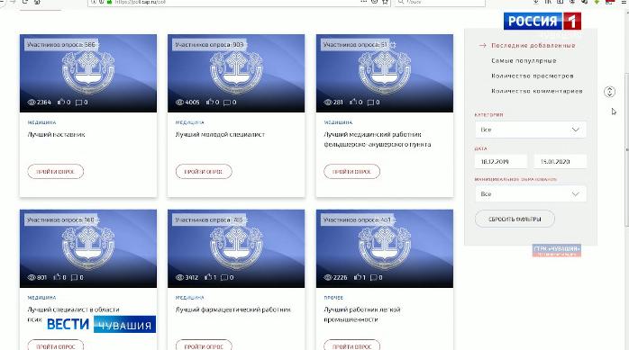 Жители Чувашии могут отдать свои голоса за лучших представителей в своих профессиях