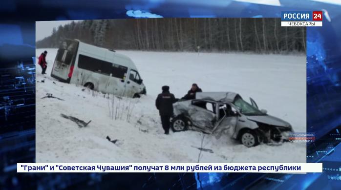 За новогодние «каникулы» в Чувашии произошло 20 ДТП и 25 пожаров