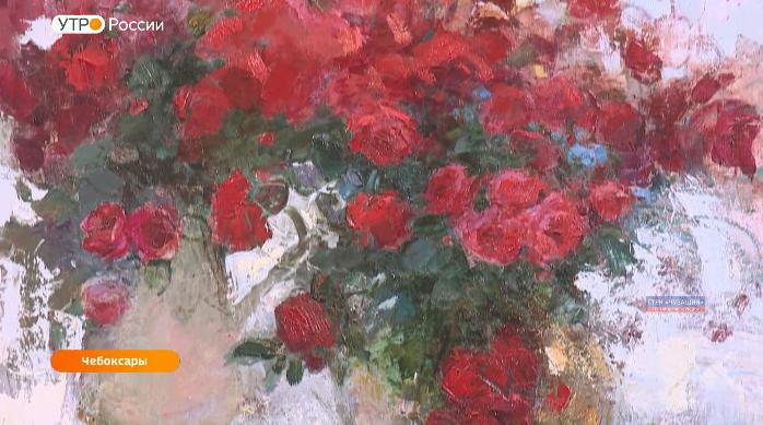 В Че6оксарах работает необычная выставка «Фактура цвета»