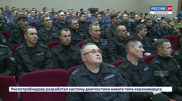 Чувашские бойцы Росгвардии получили заслуженные награды