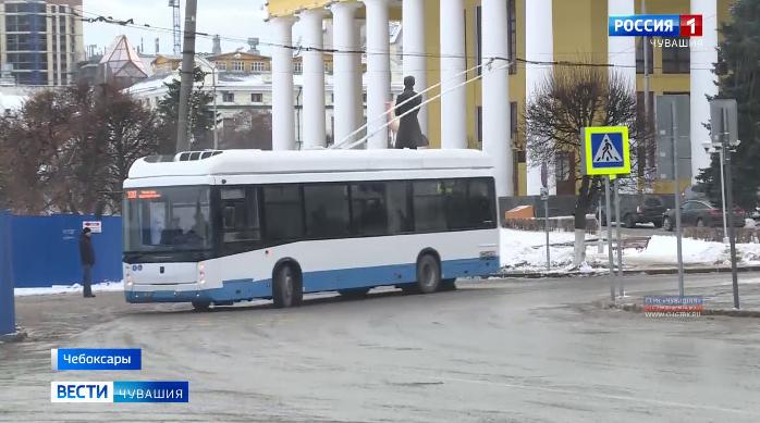Троллейбус Чебоксары-Новочебоксарск под номером 100 теперь будет ходить по удлиненному маршруту