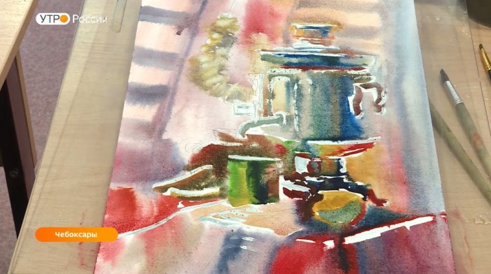   В Чебоксарах в художественной школе №6 имени Акцыновых прошел Акварельный марафон  