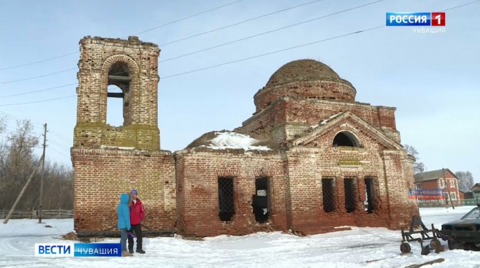  Жители Вурнарского района решили сами восстановить храм в деревне Альменево 