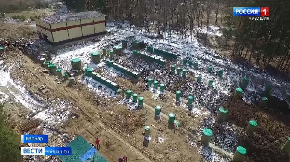 Вӑрнар поселокӗнче кӑҫал кӗркунне шыв тасатакан сооружени хута ямалла