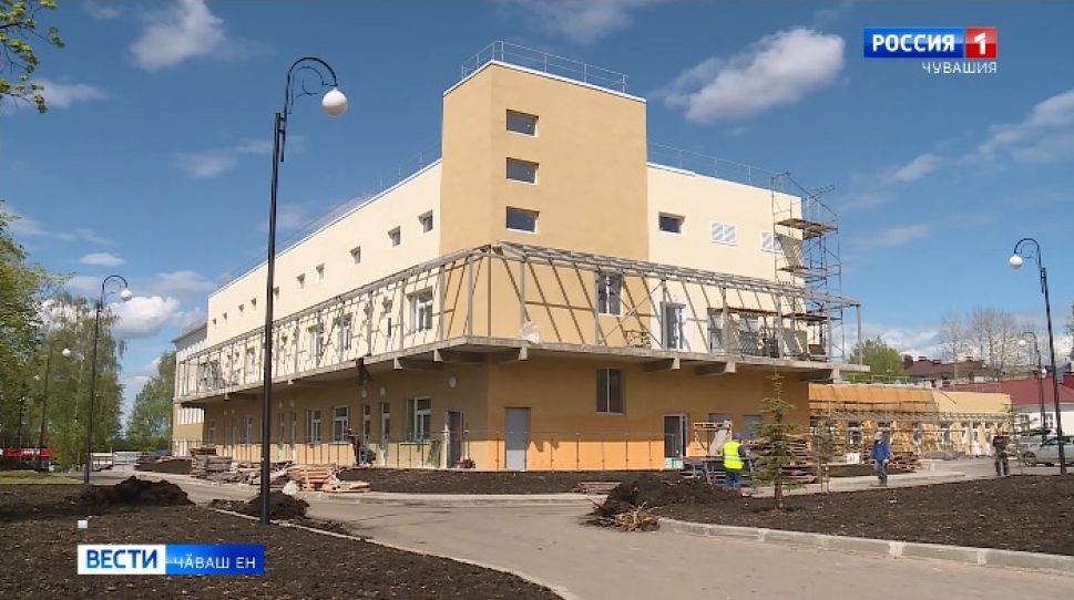 Ҫитес вӑхӑтра тӗп хулари иккӗмӗш ача-пӑча больницин ҫӗнӗ инфекци корпусӗ хута кайӗ