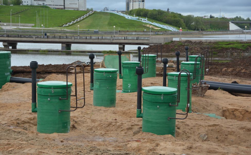 Строительство очистных сооружений на чебоксарском заливе завершат осенью