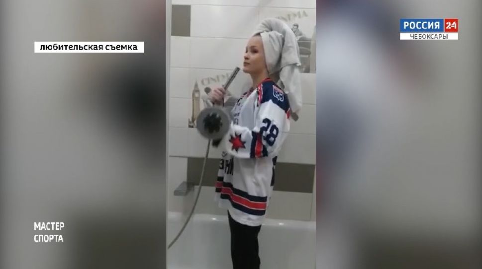 Чебоксарские "Амазонки" весело тренируются дома