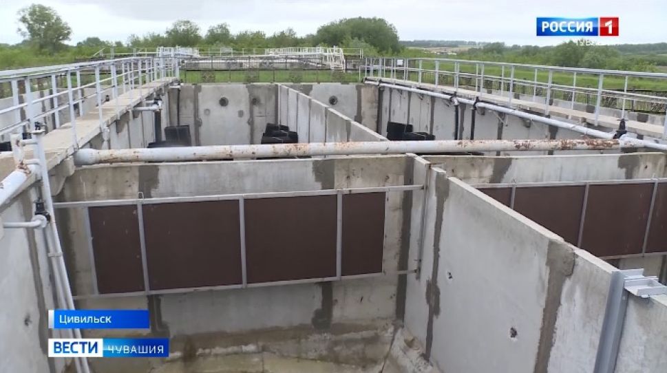 Олег Николаев посетил проблемные очистные сооружения Цивильска 