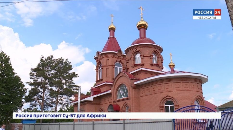 В деревне Новое Ишино за два года возвели храм в честь Святого Георгия Победоносца