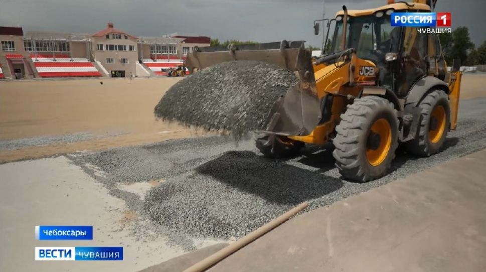В Чебоксарах футбольное поле на стадионе "Спартак" оснастят системой подогрева