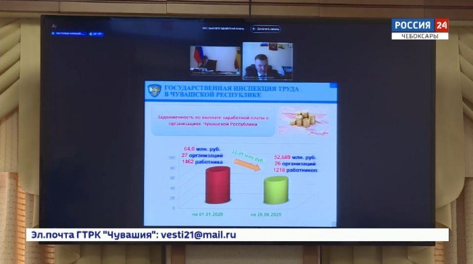 В Чувашии у 26 организаций висит задолженность по зарплате в 52,5 млн рублей