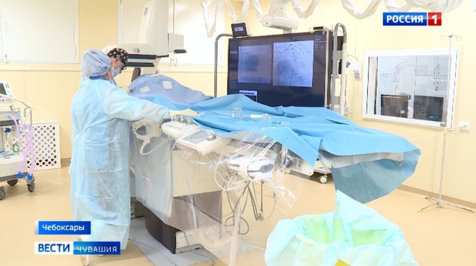В Региональном сосудистом центре в Чебоксарах появился новый ангиограф