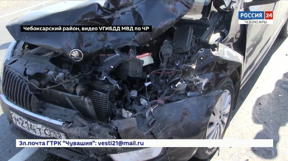 В Чувашии произошли две крупные аварии. Одна с участием детей