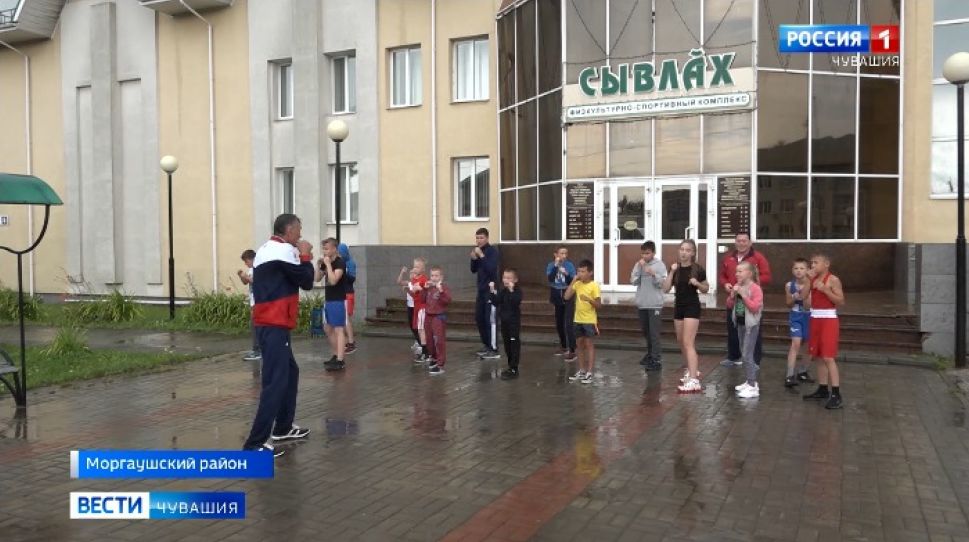 Моргаушские боксеры заранее провели Международный день бокса
