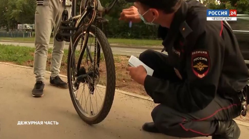 Чебоксарские полицейские поймали с поличным похитителя велосипедов
