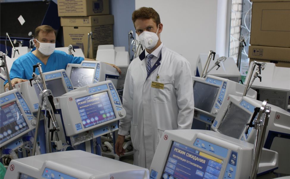 БСМП в Чебоксарах получила 29 аппаратов ИВЛ