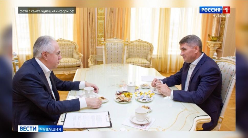 Олег Николаев дал интервью на тему экологии в Чувашии