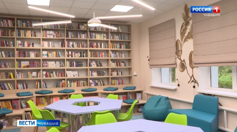 В Моргаушском районе открылась библиотека нового поколения