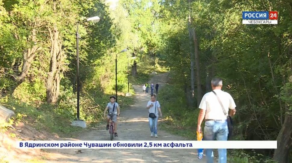 Жителей Чебоксар порадовала установка освещения между мкр. "Садовый" и мкр. "Байконур"