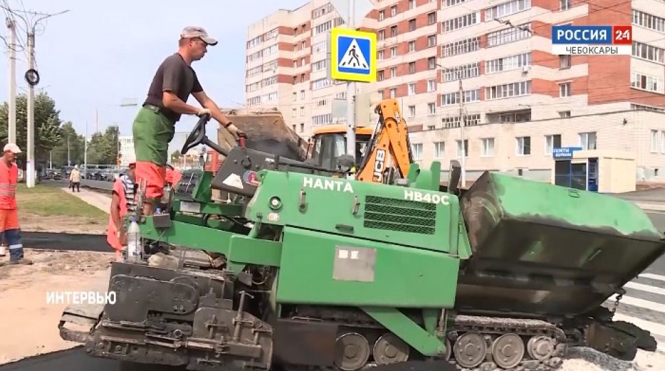В Чебоксарах ремонтируют внутриквартальные дороги и тротуары