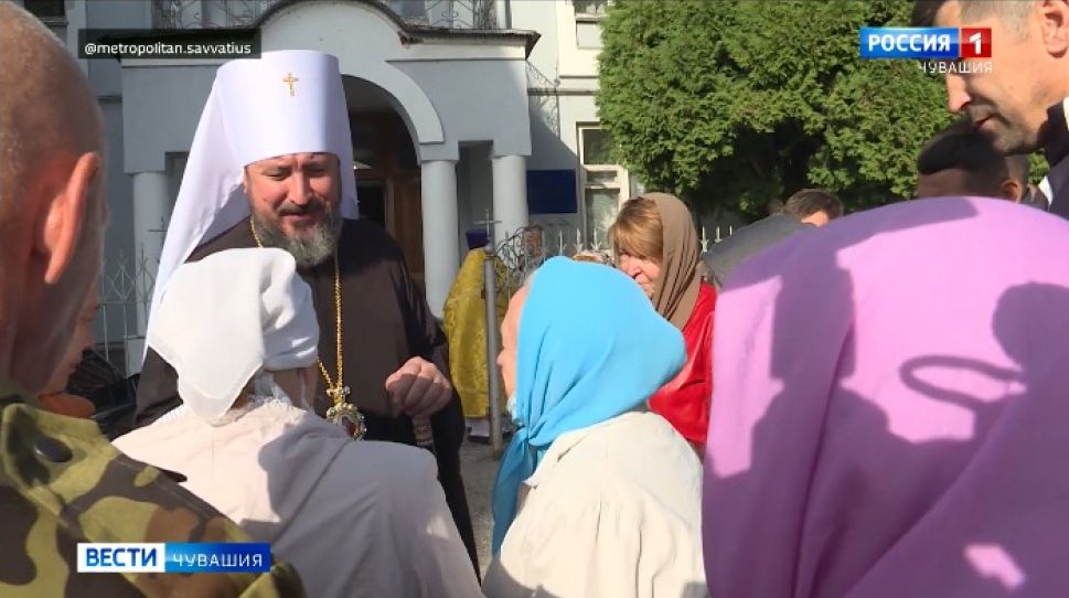 Митрополит Савватий провел первую службу в Чебоксарах