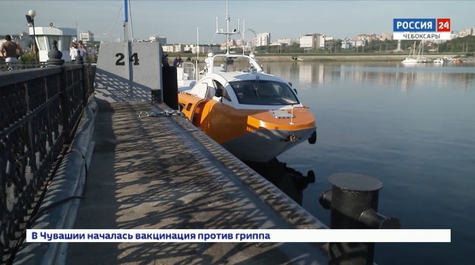 В 2021 году в Чувашии по Волге начнет курсировать судно на подводных крыльях