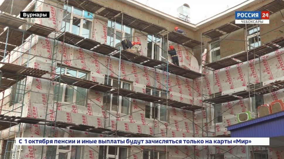 В вурнарской школе №1 ремонт завершат к 20 октября