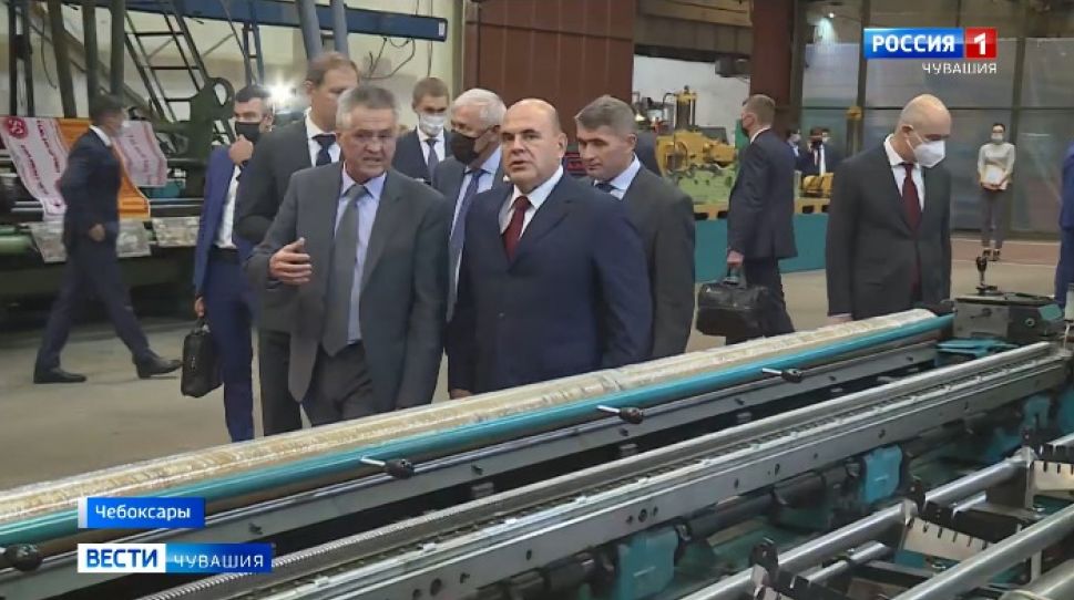 Чувашию с рабочим визитом посетил премьер-министр России Михаил Мишустин 