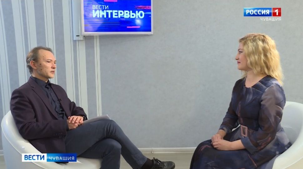 О Международном балетном фестивале в Чебоксарах в программе "Вести-Интервью"