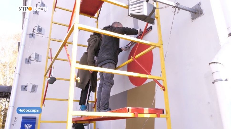 Искусство против пандемии: стены РКБ в Чебоксарах украсят антиковидные граффити