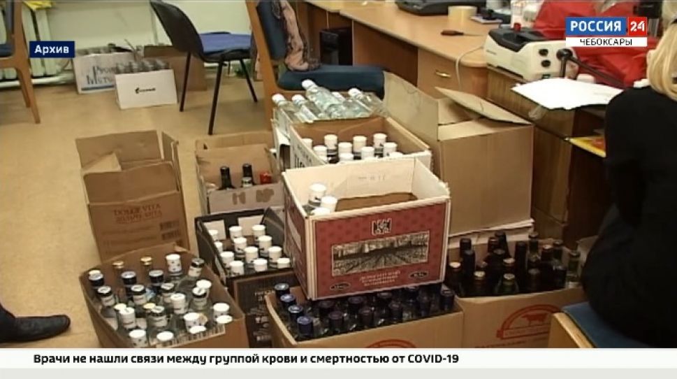 Количество отравлений спиртосодержащей продукцией в Чувашии превышает средний показатель по России