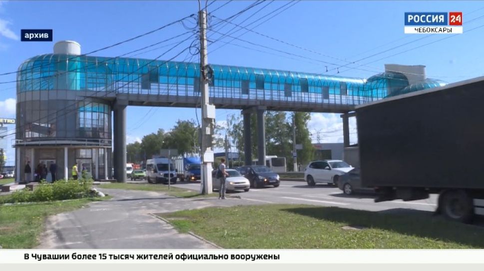 Надземный переход на Марпосадском шоссе планируют открыть в начале 2021 года