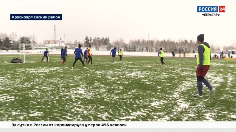 В с. Красноармейское построили новое футбольное поле
