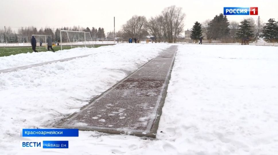 Красноармейскинче футбол уйӗ спортпа туслисене йышӑнма хатӗр