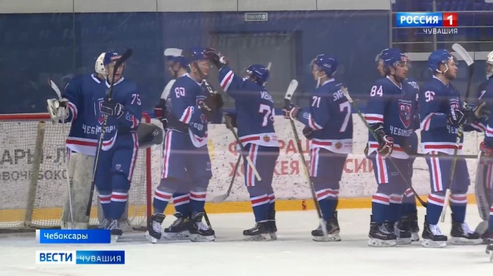 ХК "Чебоксары" продолжает победную серию матчей первенства ВХЛ 