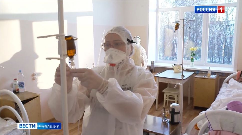 В Чувашии свободно 36% коек для пациентов с коронавирусом