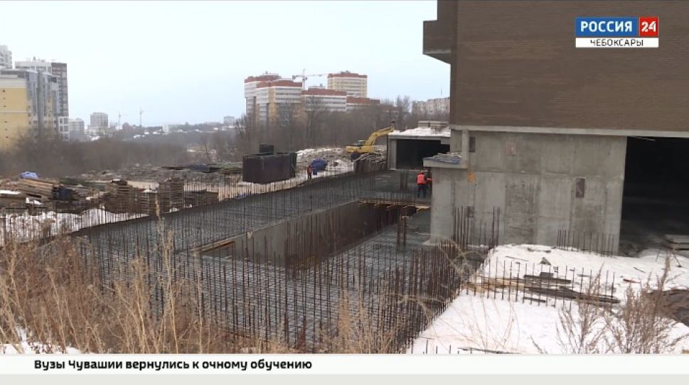 В Чебоксарах два долгостроя ЖК "Гагарин" обещают достроить в сентябре этого года